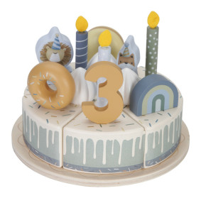 Little Dutch Torcik urodzinowy Błękit FSC LD8016