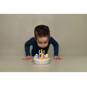 Little Dutch Torcik urodzinowy Błękit FSC LD8016