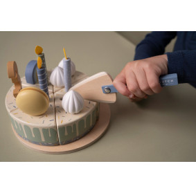 Little Dutch Torcik urodzinowy Błękit FSC LD8016