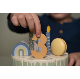 Little Dutch Torcik urodzinowy Błękit FSC LD8016