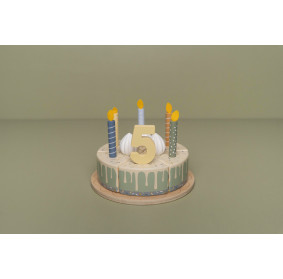 Little Dutch Torcik urodzinowy Błękit FSC LD8016