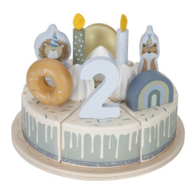 Little Dutch Torcik urodzinowy Błękit FSC LD8016