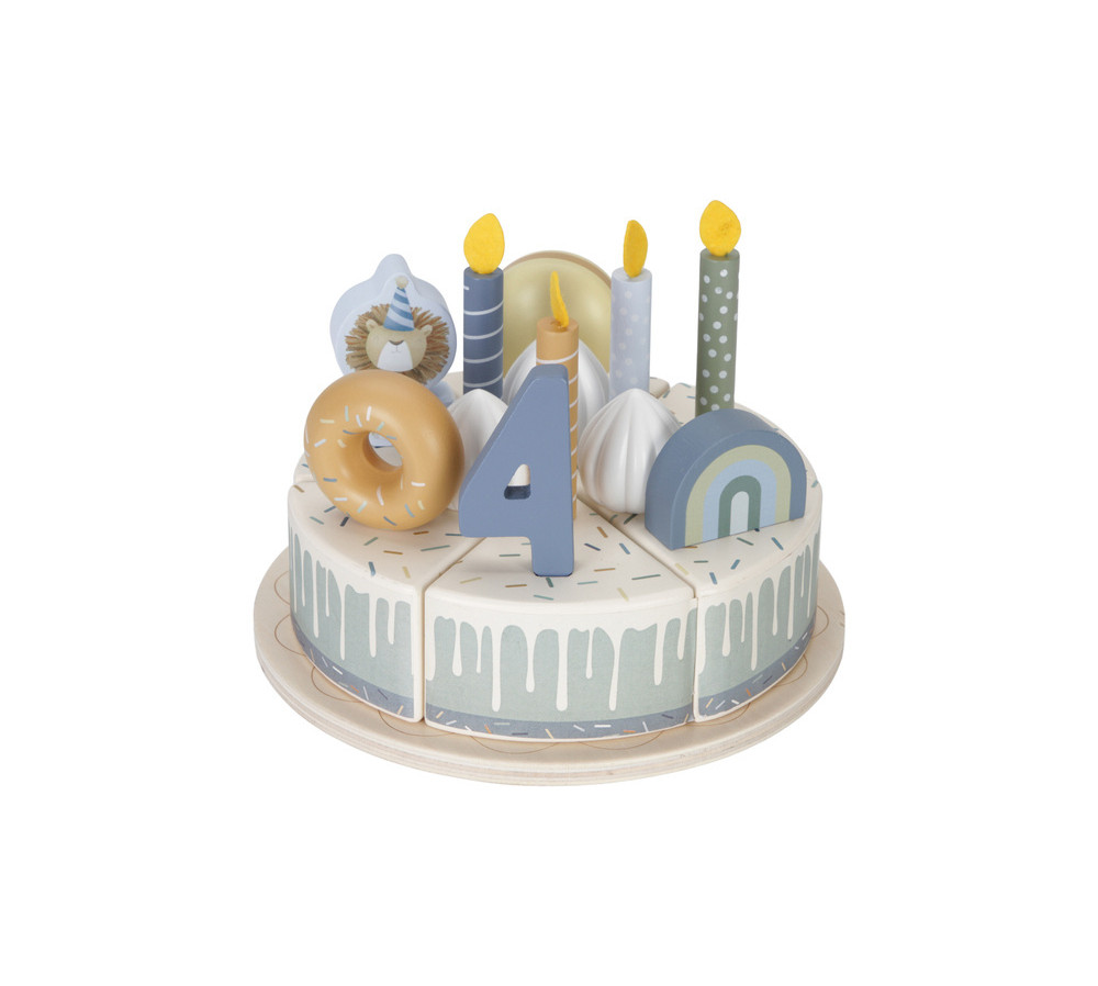 Little Dutch Torcik urodzinowy Błękit FSC LD8016