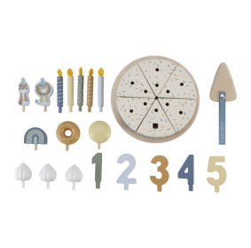 Little Dutch Torcik urodzinowy Błękit FSC LD8016