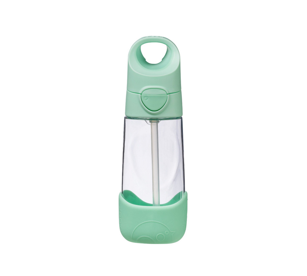 B.box Bidon dla dziecka - butelka na wodę ze słomką tritanowa 450 ml Spearmint