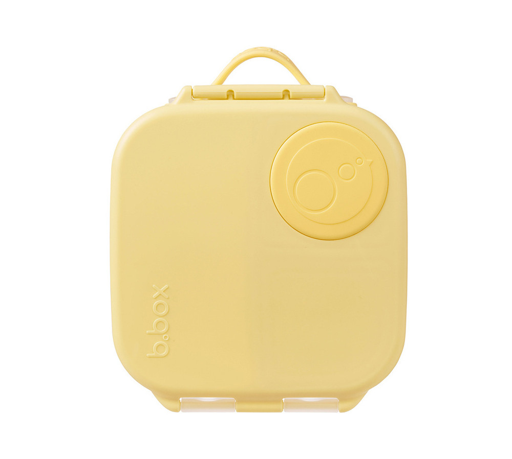 B.box MINI lunchbox dla dzieci, śniadaniówka z przegródkami Lemon Twist