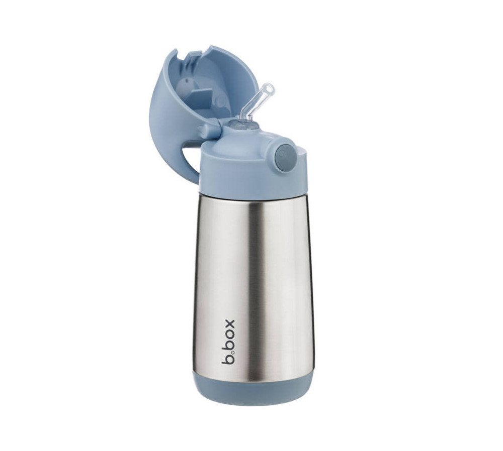 B.box butelka termiczna - bidon dla dzieci ze słomką 350 ml Chill Out
