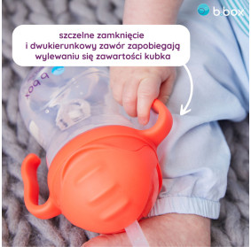 B.box bidon ze słomką 240 ml szałwiowy