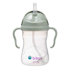 B.box bidon ze słomką 240 ml szałwiowy