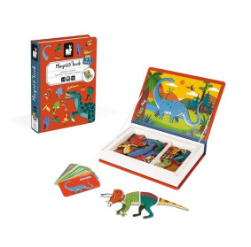 Magnetyczna układanka Dinozaury Magnetibook, Janod