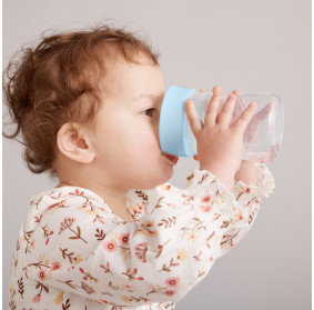 B.box Kubek do nauki picia dla dziecka - kubek treningowy plastikowy 240 ml błękitny