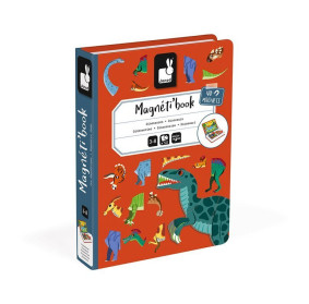 Magnetyczna układanka Dinozaury Magnetibook, Janod