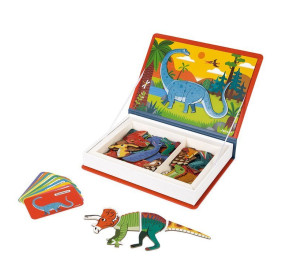 Magnetyczna układanka Dinozaury Magnetibook, Janod