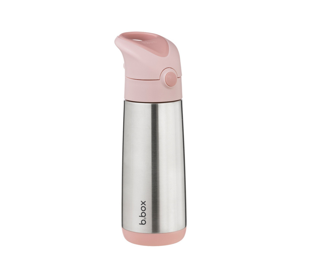 B.box butelka termiczna - bidon dla dzieci ze słomką 500 ml Blush Crush