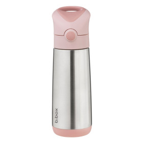 B.box butelka termiczna - bidon dla dzieci ze słomką 500 ml Blush Crush