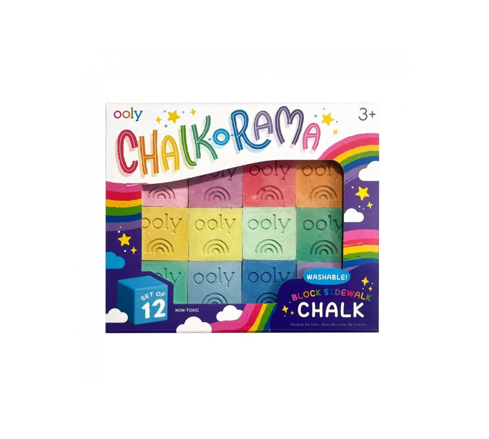 Kreda Chodnikowa, Chalk-O-Rama - zestaw 12 szt. Ooly