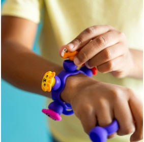 Biżuteria Plip Charms. Zestaw Fioletowy. Fat Brain Toy FA530-2