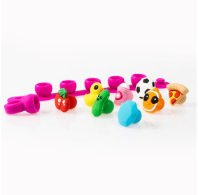 Biżuteria Plip Charms. Zestaw Różowy. Fat Brain Toy FA530-3