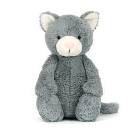 Nieśmiały kotek Szary 31cm, Jellycat