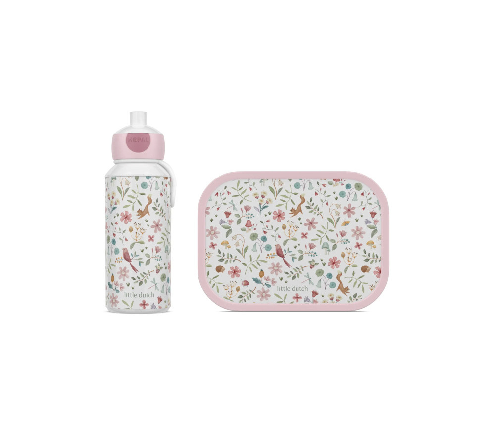 Mepal & Little Dutch Zestaw lunchbox i bidon Fairy Wonders