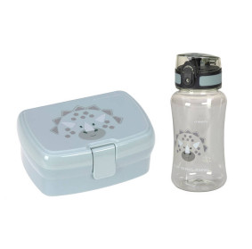 Lassig Zestaw na lunch Lunchbox + Tritanowa butelka - bidon 460 ml About Friends Dinozaur