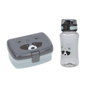 Lassig Zestaw na lunch Lunchbox + Tritanowa butelka - bidon 460 ml About Friends Szop