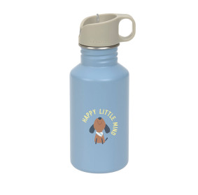 Lassig Bidon ze stali nierdzewnej z ustnikiem i uchwytem 500 ml Pattern Party Blue/green