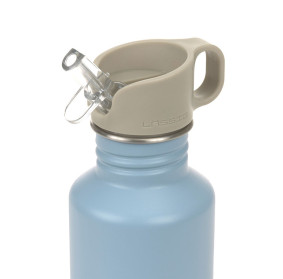 Lassig Bidon ze stali nierdzewnej z ustnikiem i uchwytem 500 ml Pattern Party Blue/green
