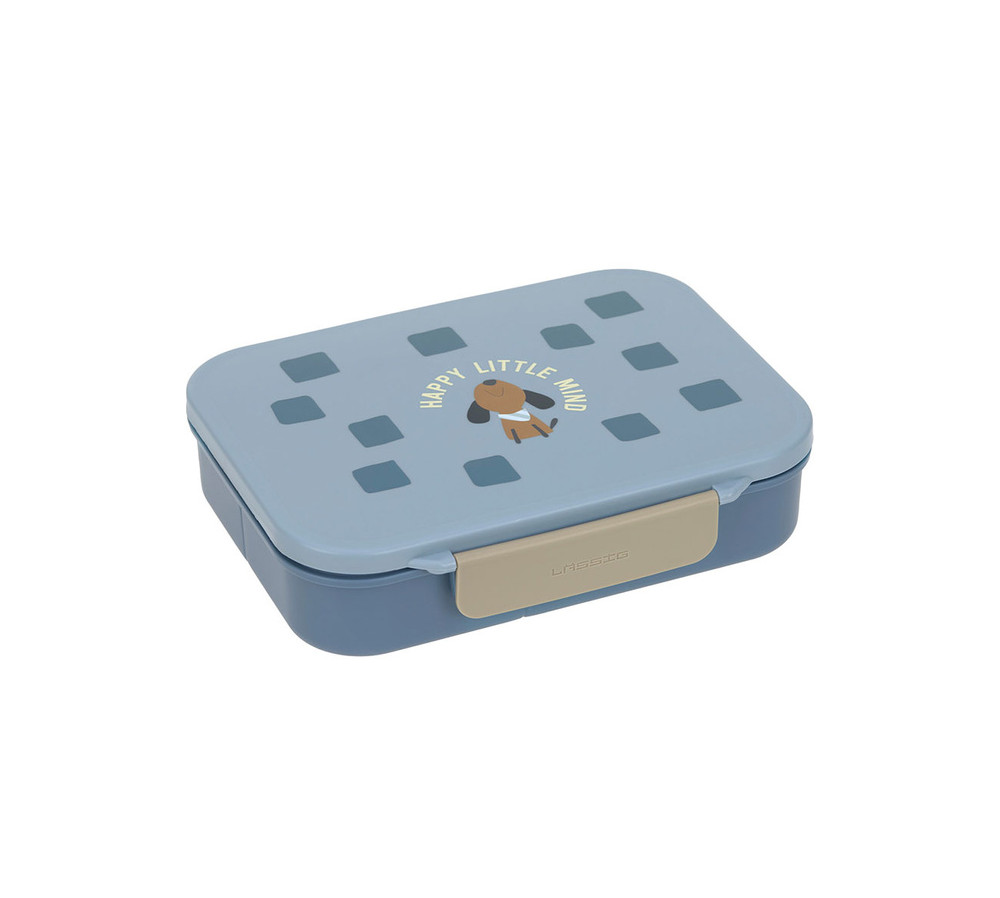 Lassig Lunchbox Bento z przegródkami Pattern Party Blue/green