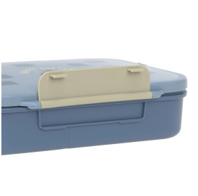 Lassig Lunchbox Bento z przegródkami Pattern Party Blue/green
