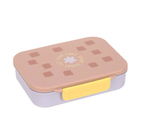 Lassig Lunchbox Bento z przegródkami Pattern Party Rose/lilac