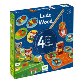 Gra LudoWood: zestaw 4 gier...