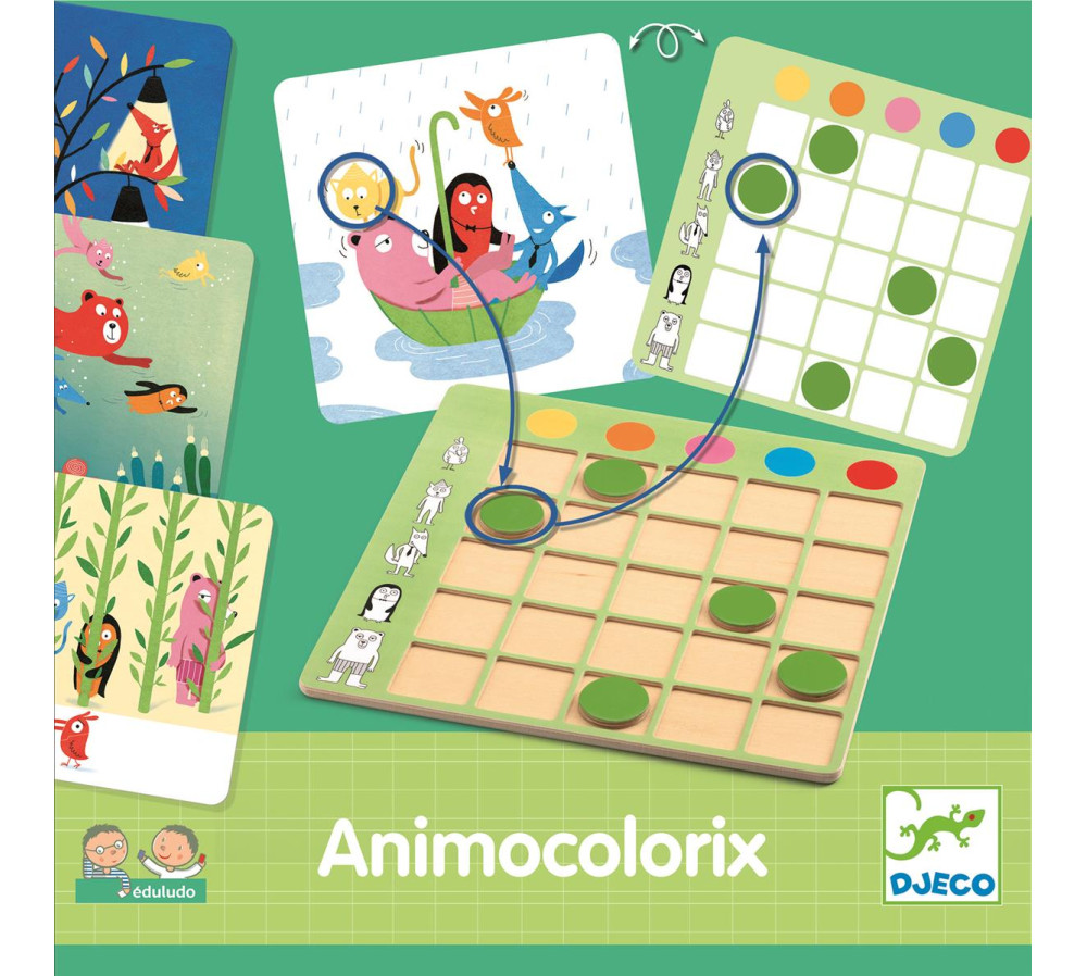 EDULUDO Animo Colorix - nauka kolorów DJ08359 DJECO