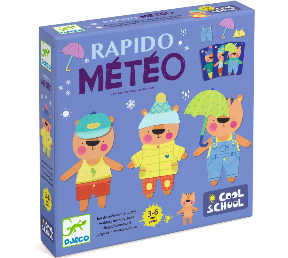 Gra NAUKA - RAPIDO METEO DJ08527 DJECO