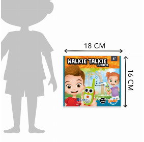WALKIE-TALKIE JUNIOR zasięg 2 km TW03 BUKI