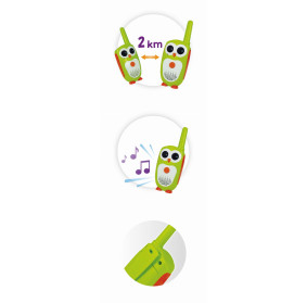 WALKIE-TALKIE JUNIOR zasięg 2 km TW03 BUKI