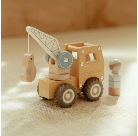 Little Dutch Ciężarówka z dźwigiem FSC	LD2530