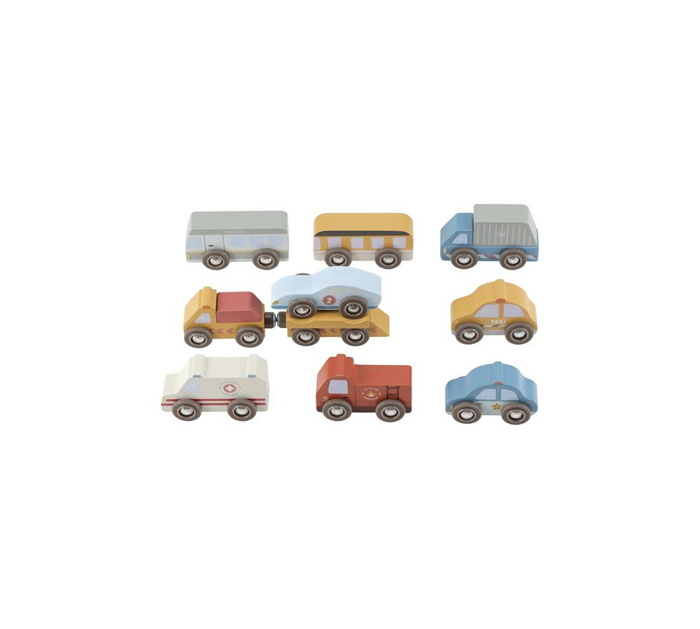 Little Dutch Zestaw 9 pojazdów FSC	LD2537