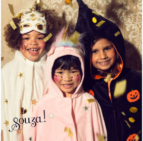 Souza! Peleryna na Halloween kostium dynia 4-8 lat