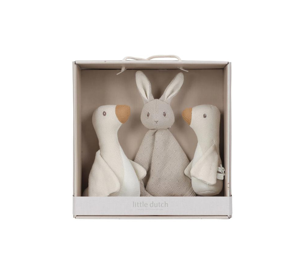 Little Dutch Zestaw prezentowy dzianinowy Newborn Naturals