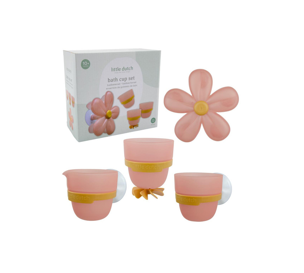 Little Dutch Kubeczki do wodnej zabawy Kwiatek