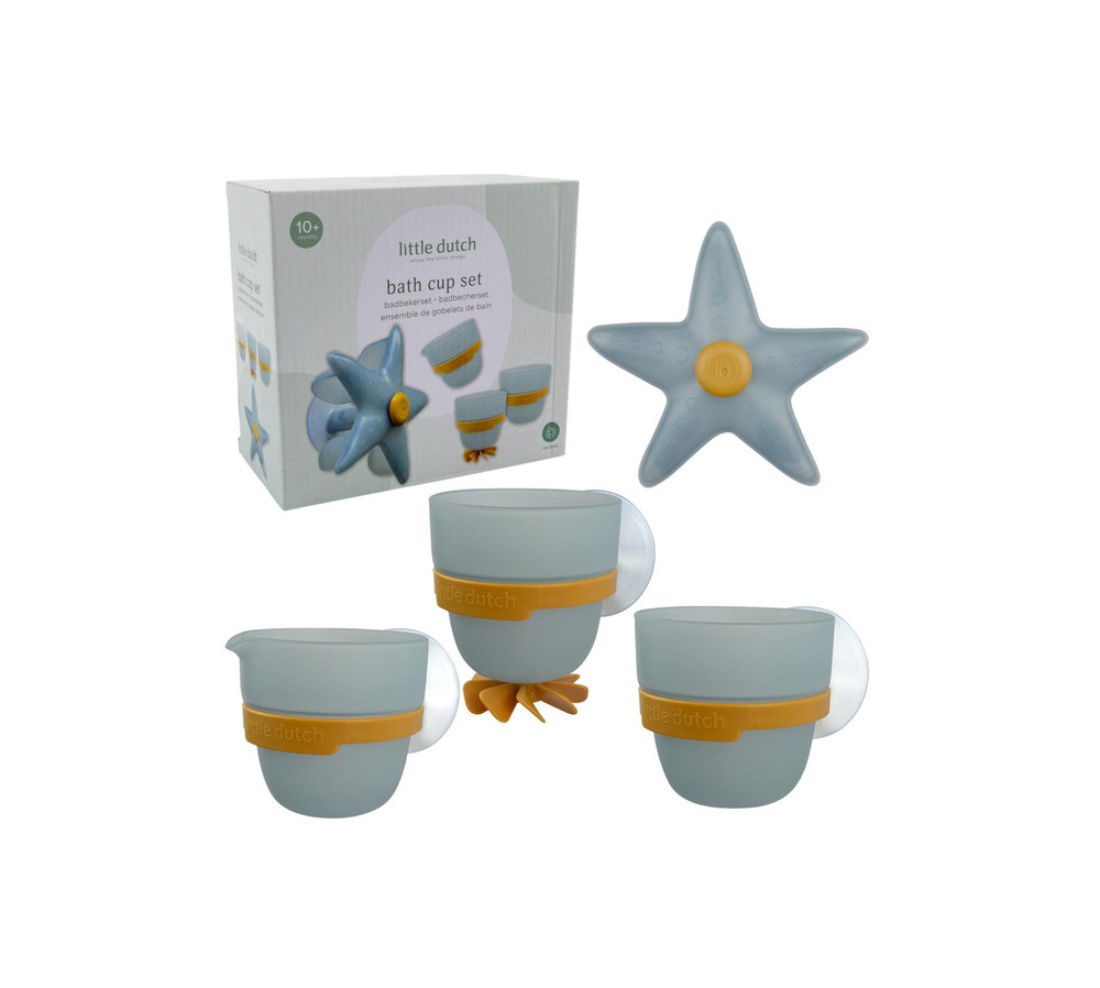 Little Dutch Kubeczki do wodnej zabawy Rozgwiazda