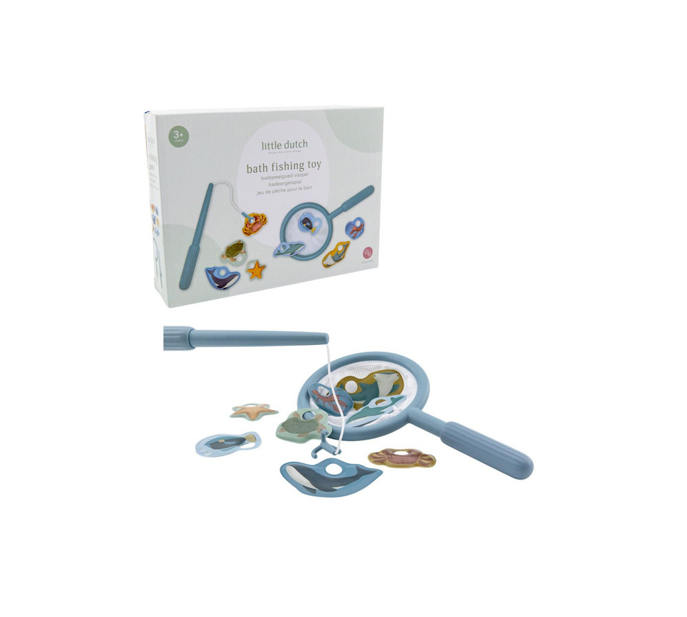 Little Dutch Gra zręcznościowa łowienie rybek- błękit