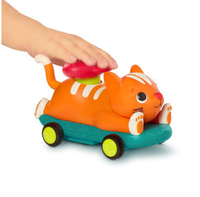 ZESTAW autek PawMobiles – kot i pies z NAPĘDEM push&go B.TOYS
