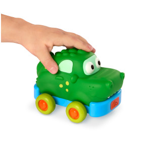 Zestaw 3 autek - ZWIERZĄTEK, z napędem Safari Speedsters  BATAT