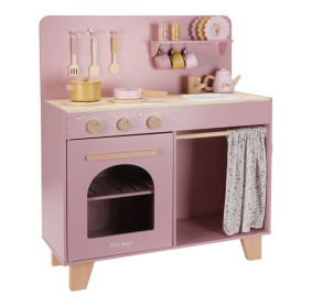 Little Dutch Kuchnia drewniana Różowa FSC