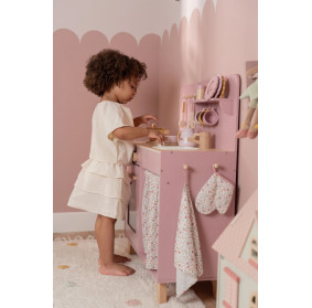 Little Dutch Kuchnia drewniana Różowa FSC