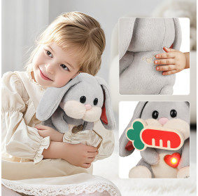 Topbright Pluszowa zabawka interaktywna Mummy Bunny Zestaw edukacyjny opiekuna króliczka 36m+