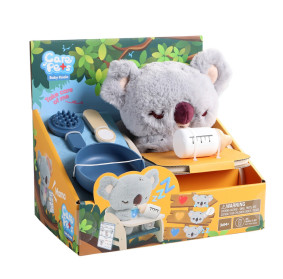 Topbright Pluszowa zabawka interaktywna Baby Koala | Zestaw edukacyjny opiekuna koali 36m+