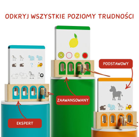 Topbright Logiczne Łamigłówki Edukacyjna gra karciana z kluczem – Poziom ekspert 36m+